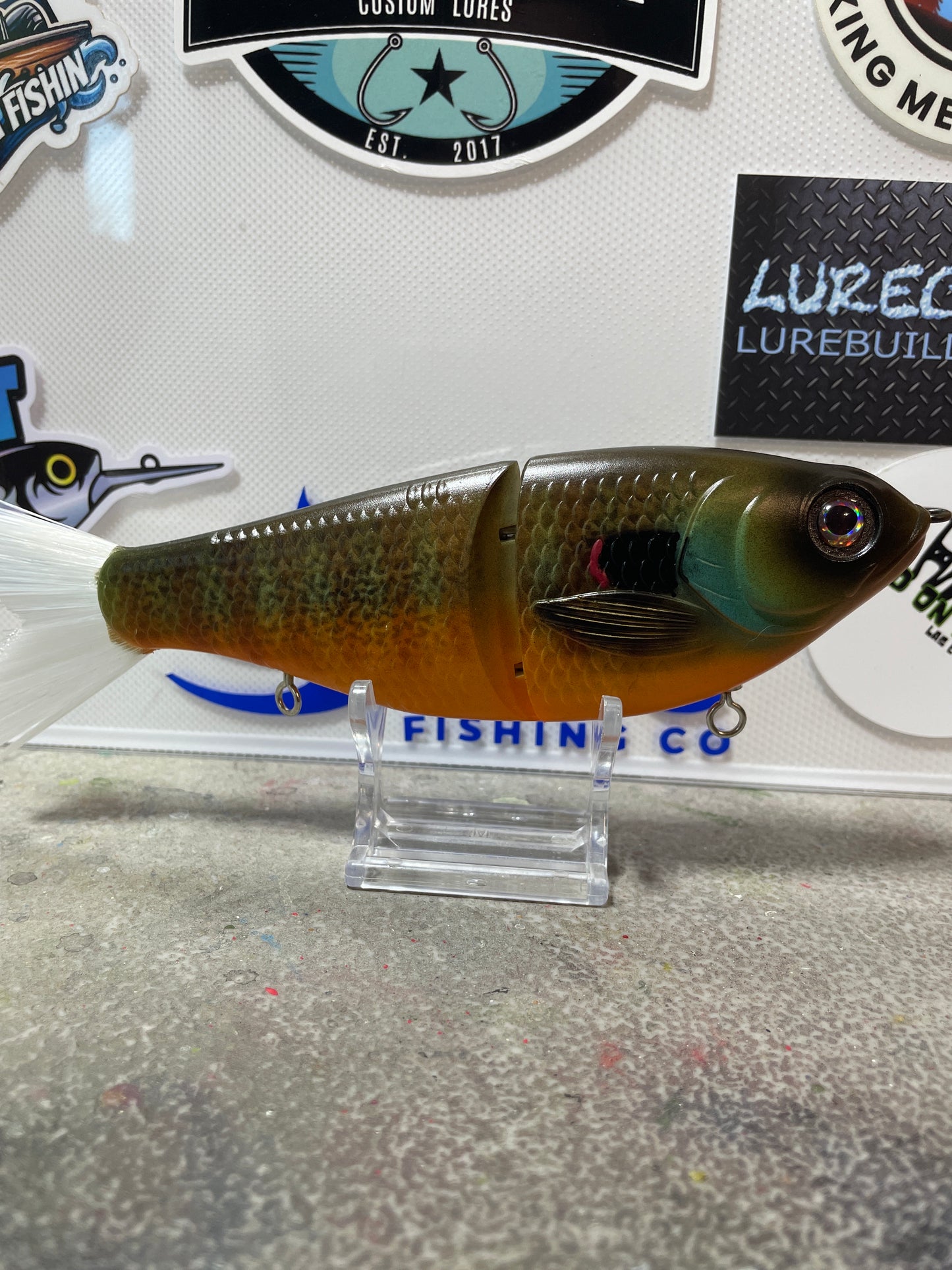 7” glide bluegill